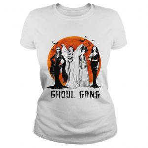 Ghoul Gang sunset Halloween Ladies Tee
