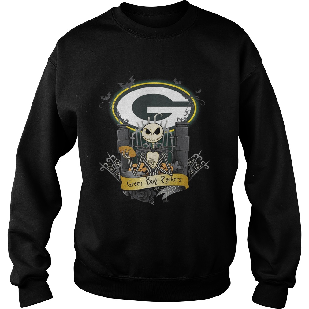 Green Bay Packers Jack Skellington this is Halloween Sweatshirt