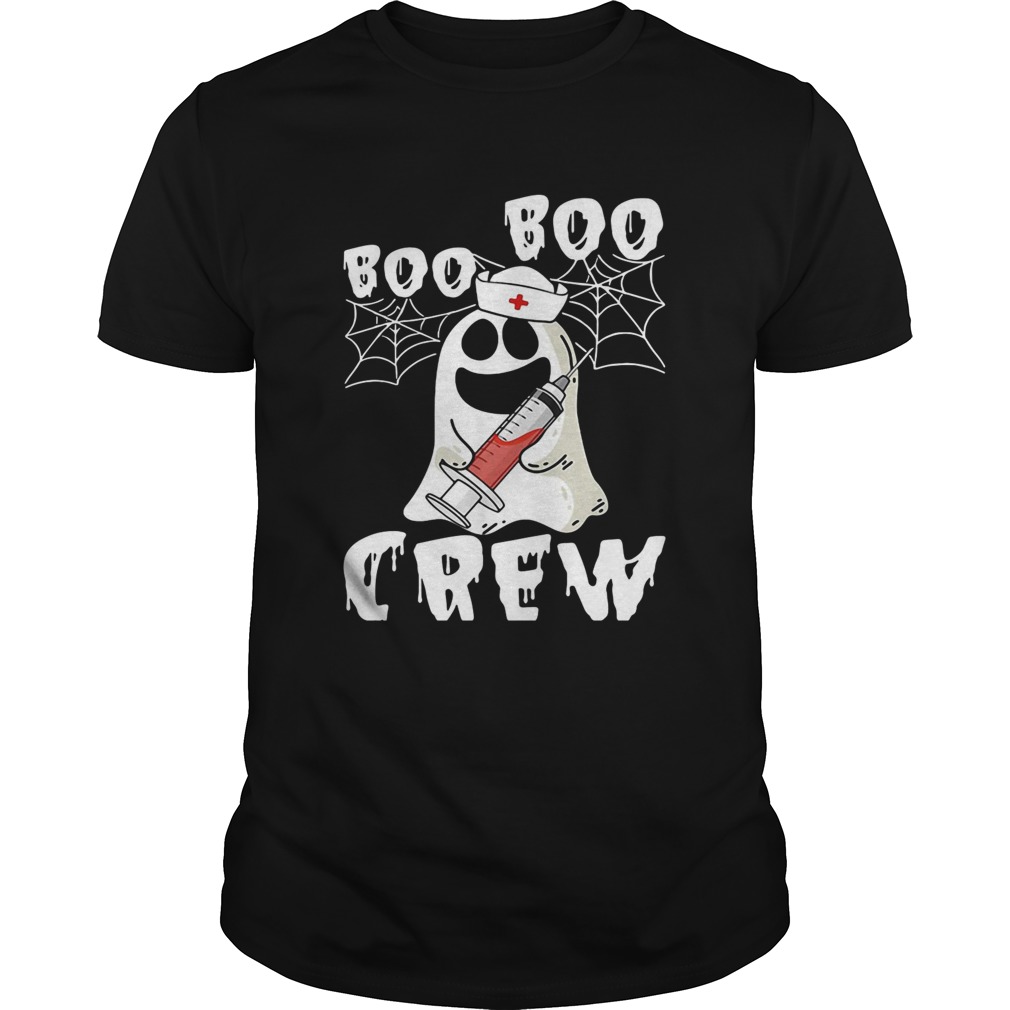 Boo boo crew funny nurse ghost Halloween shirt
