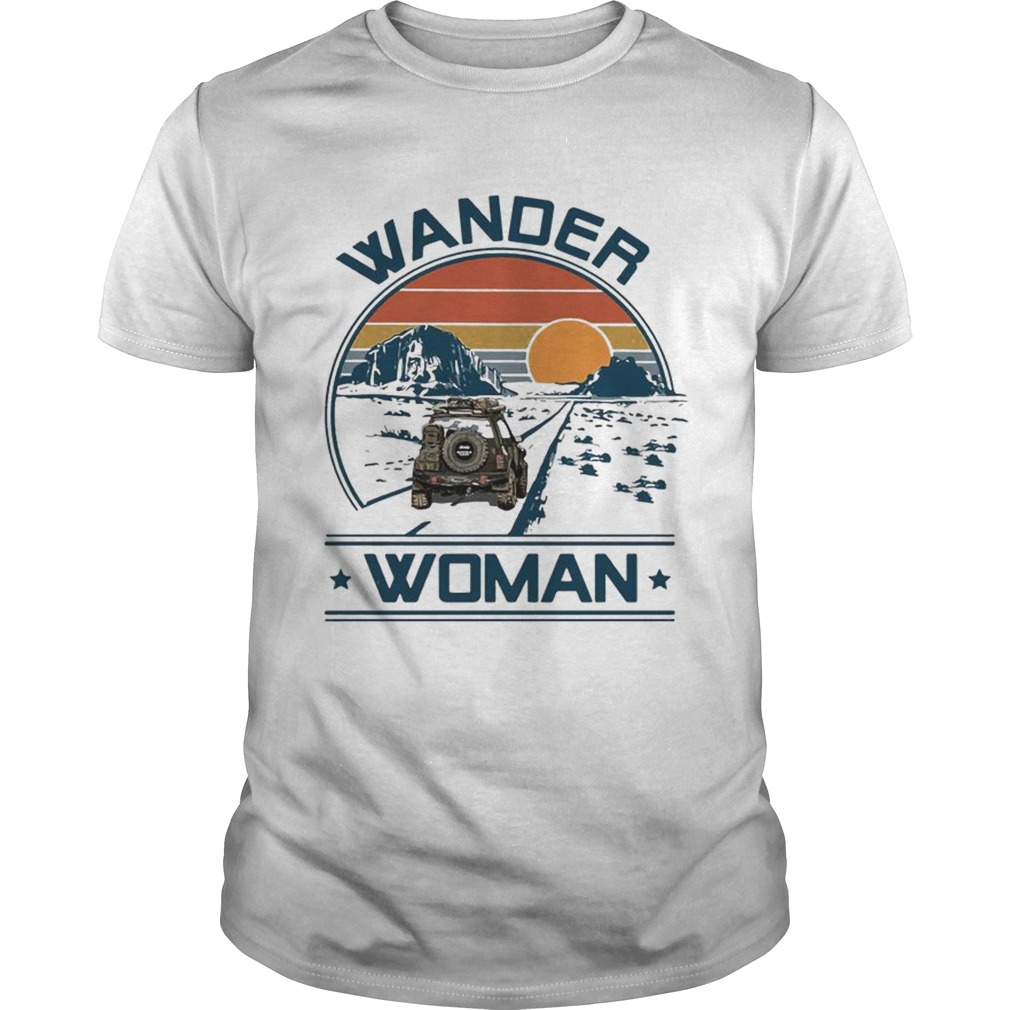 Camping Wander woman shirt