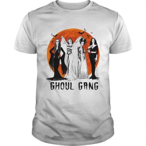 Guys Ghoul Gang sunset Halloween shirt