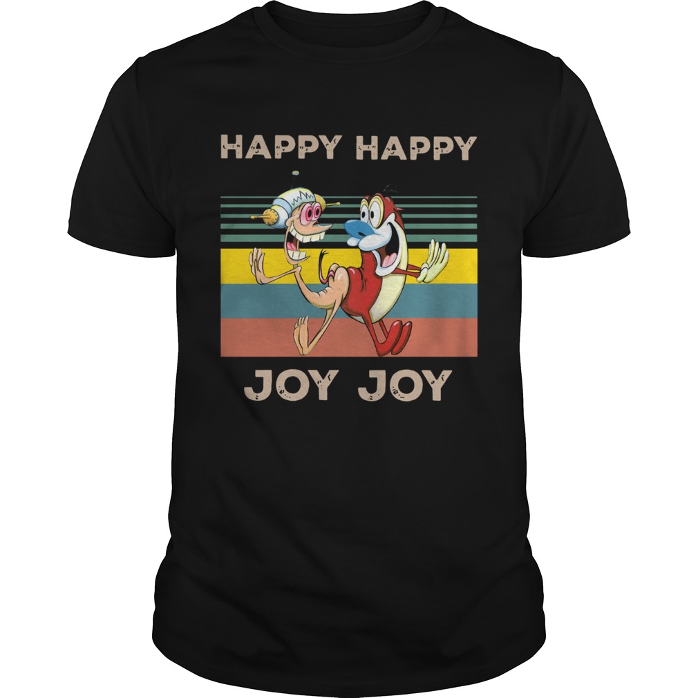 Happy Happy Joy Joy Mighty Fine Ren and Stimpy vintage shirt