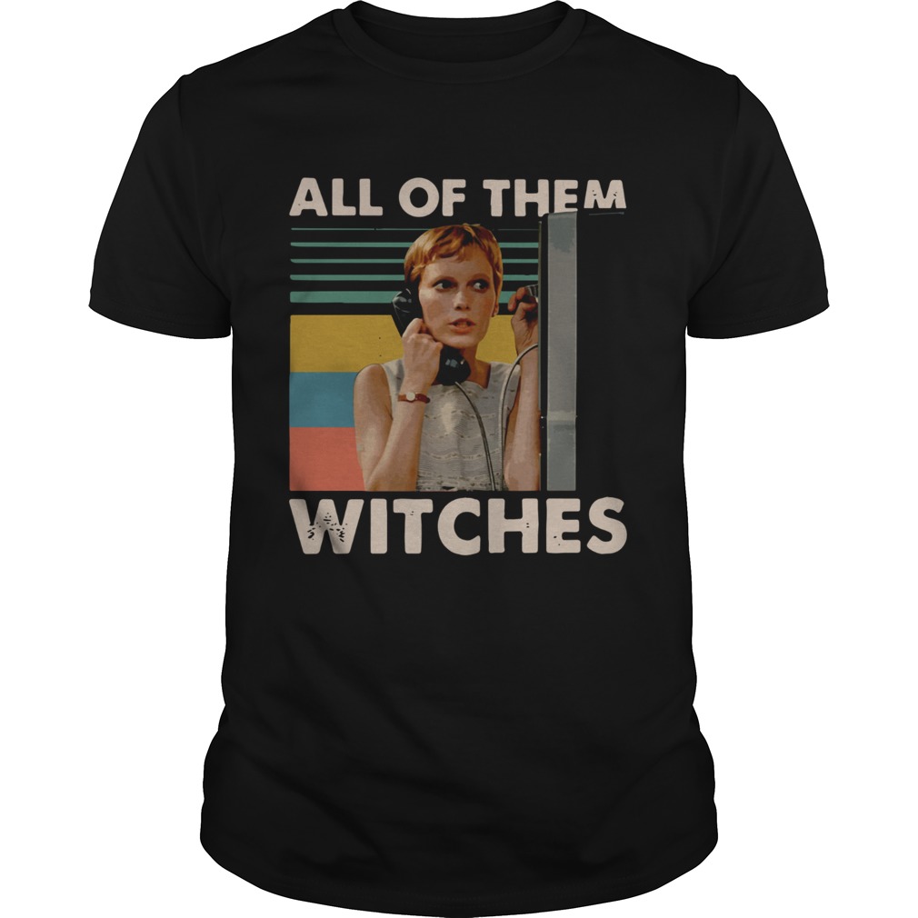 Mia Farrow in Rosemary’s Baby all of them witches vintage shirt