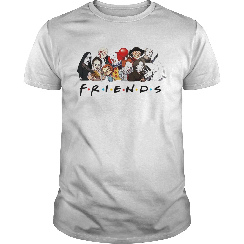My favorite horror movie characters friends tv show shirt