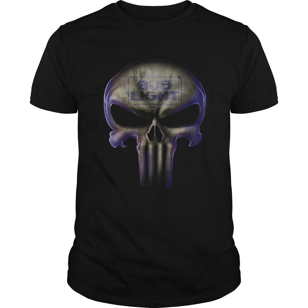 Skull Bud Light shirt