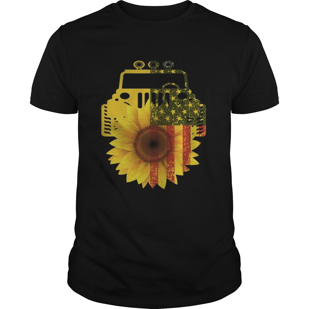 Sunflower us flag T-Shirt