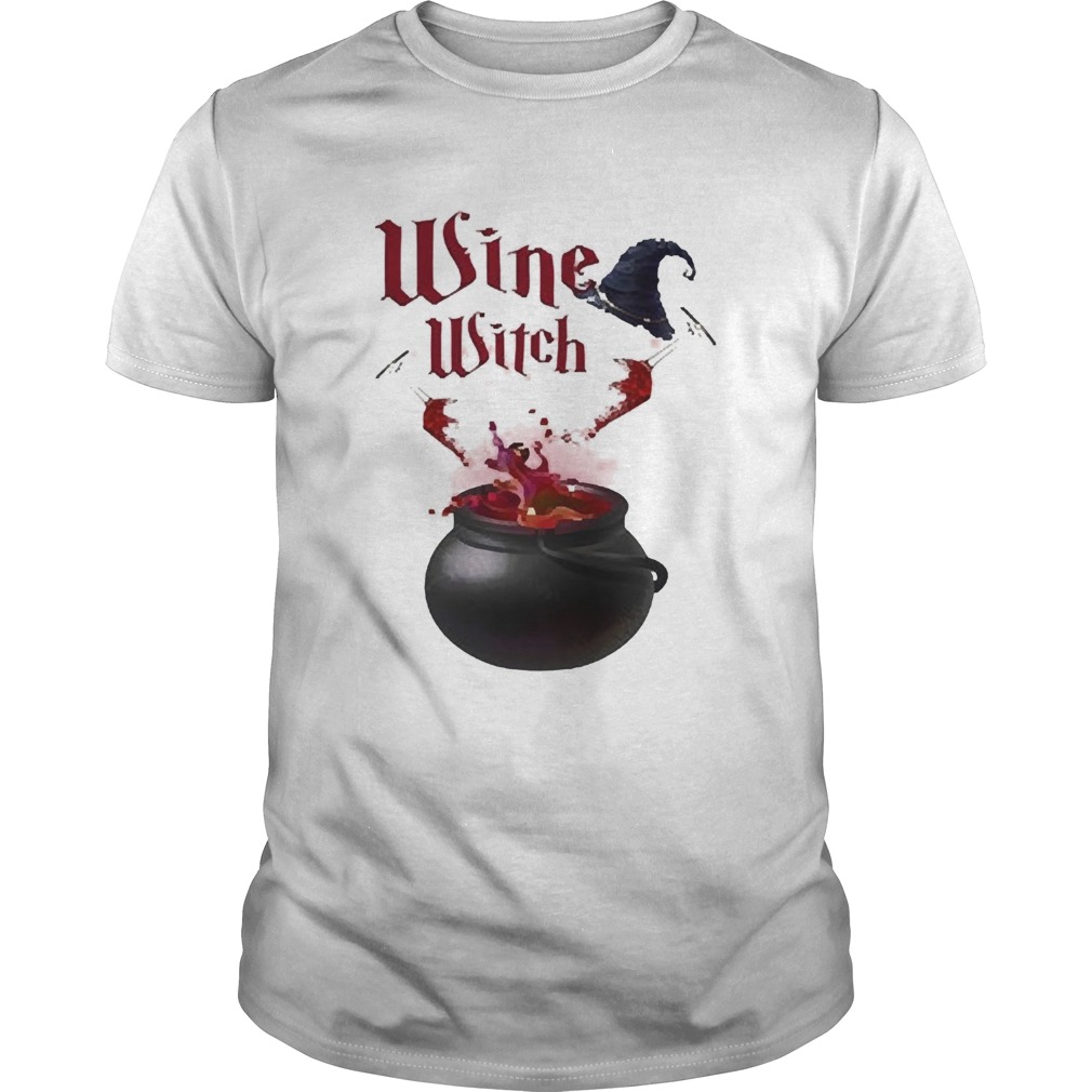 Wine Witch Halloween shirt