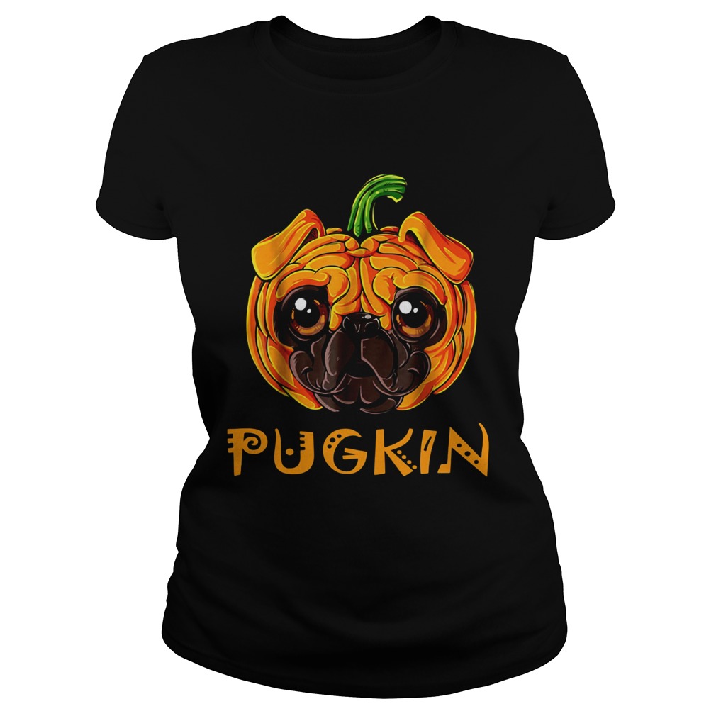 Halloween Pugkin Classic Ladies