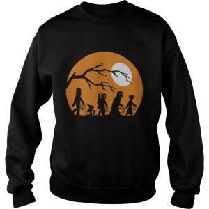 Halloween Trick or Treat Star Wars moon Sweatshirt