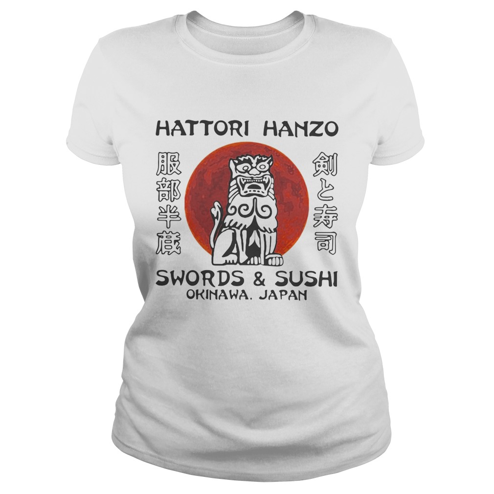 Hattori Hanzo Swords and Sushi Okinawa Japan Classic Ladies