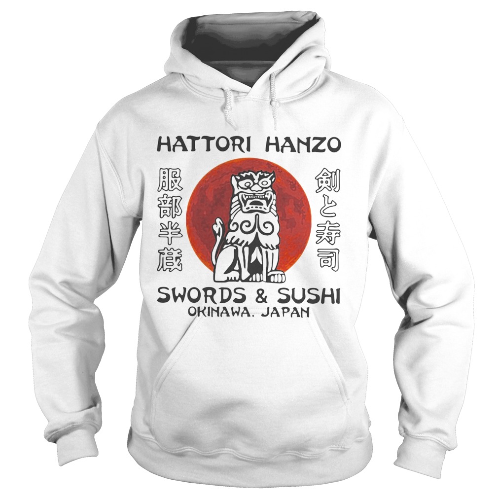 Hattori Hanzo Swords and Sushi Okinawa Japan Hoodie
