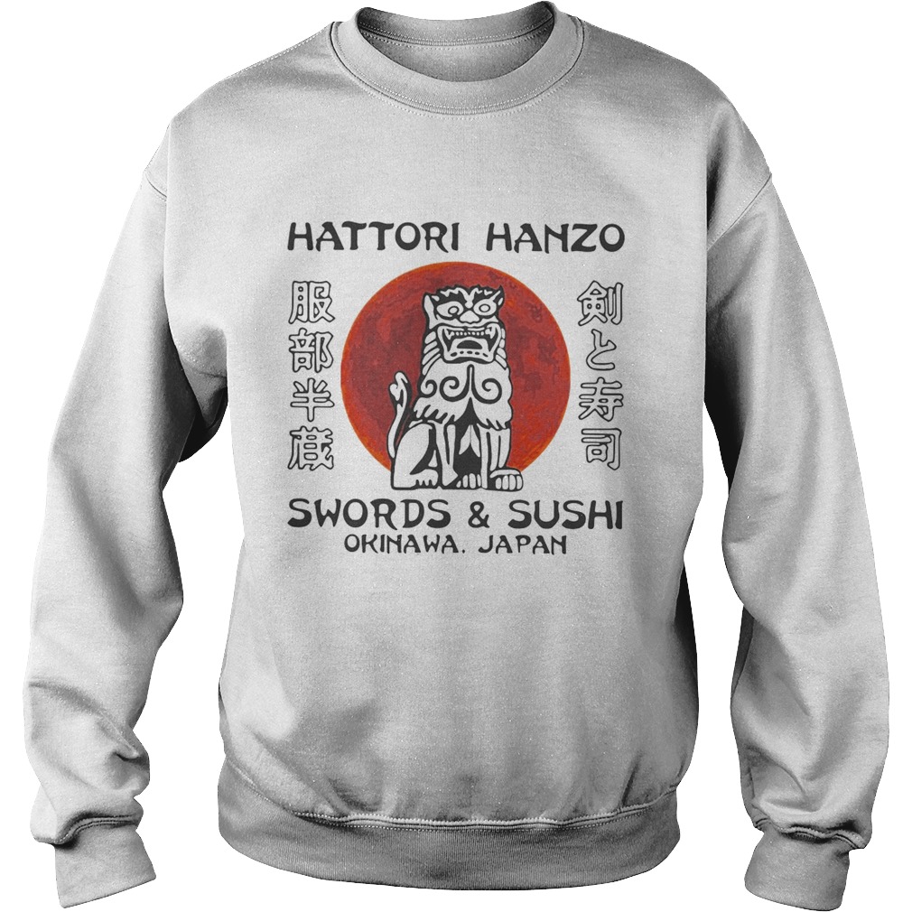 Hattori Hanzo Swords and Sushi Okinawa Japan Sweatshirt