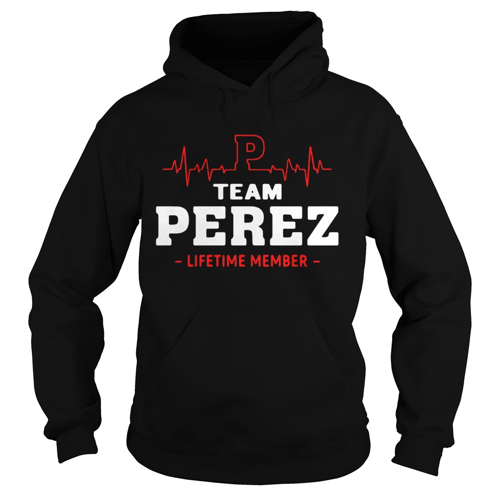 Heartbeat P team Perez lifetime member Hoodie