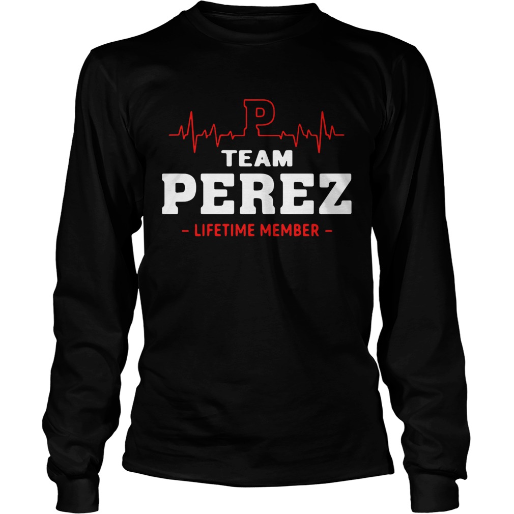 Heartbeat P team Perez lifetime member LongSleeve