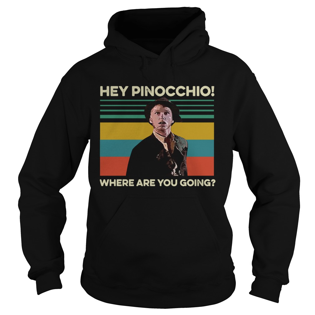 Hey Pinocchio where are you going vintage Hoodie