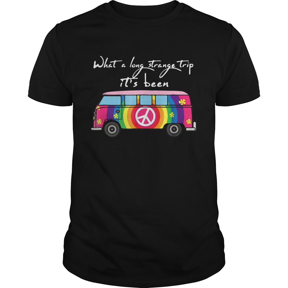 Hippie bus what a long strange trip it's been shirt
