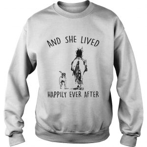 Horse And Dog and she lived happily ever after shirt by Sweatshirt