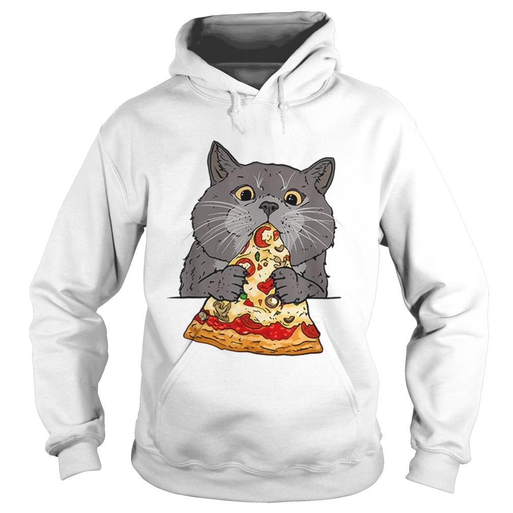 Hot Cute Cat Like Pizza With Cheese Cats Lovers Hoodie