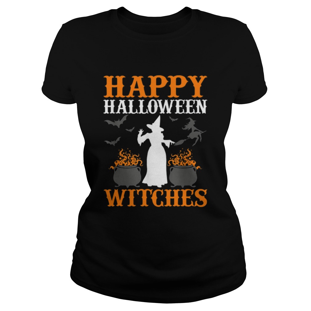 Hot Happy Halloween Witches Cute Spell Casting Witch Classic Ladies