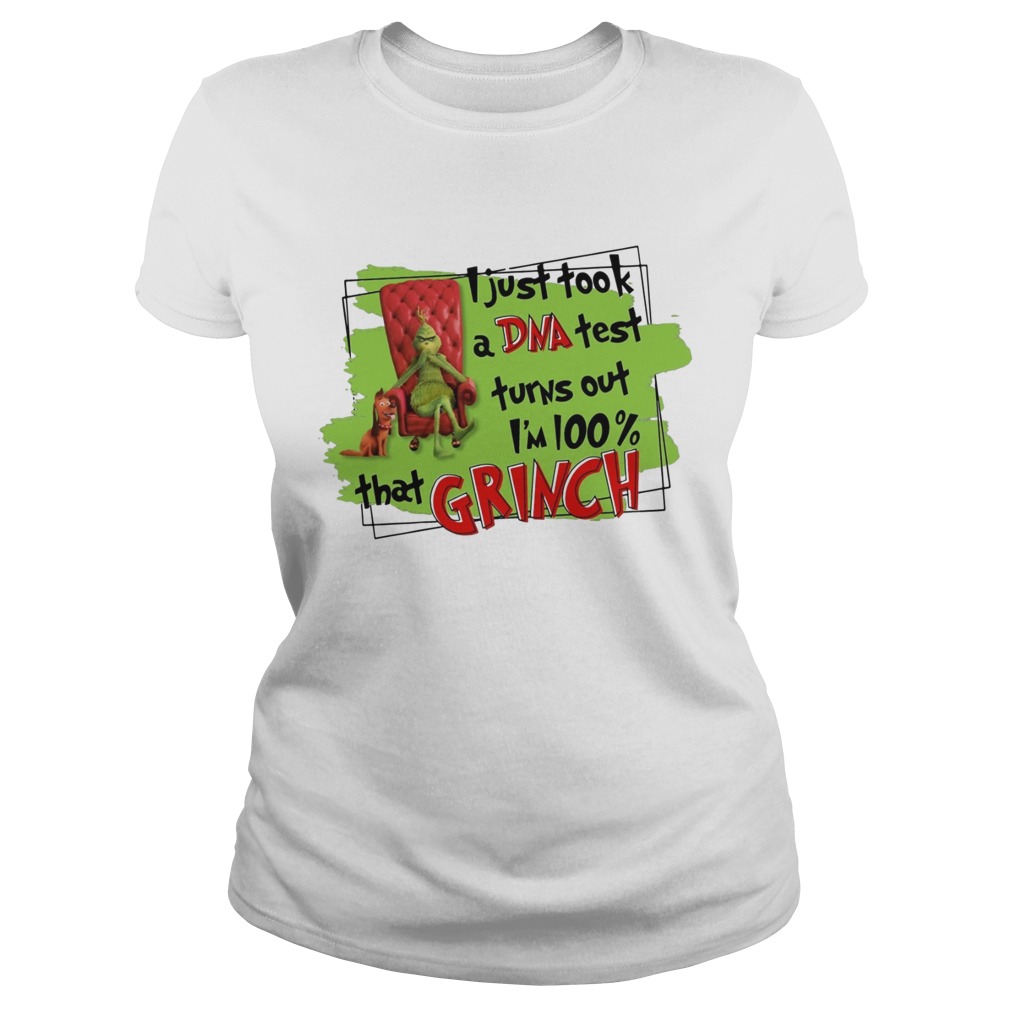 I just took a DNA test turns out Im 100 that Grinch Classic Ladies