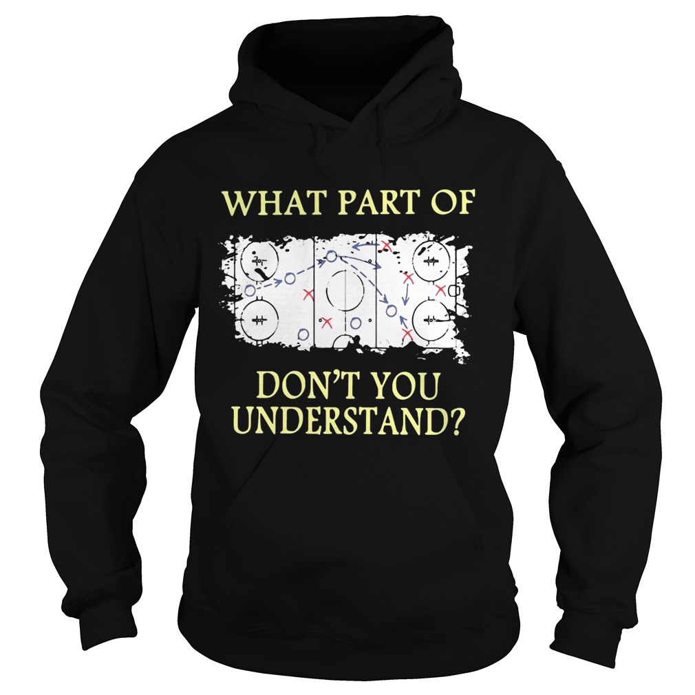 Ice Hockey what part of dont you understand Hoodie