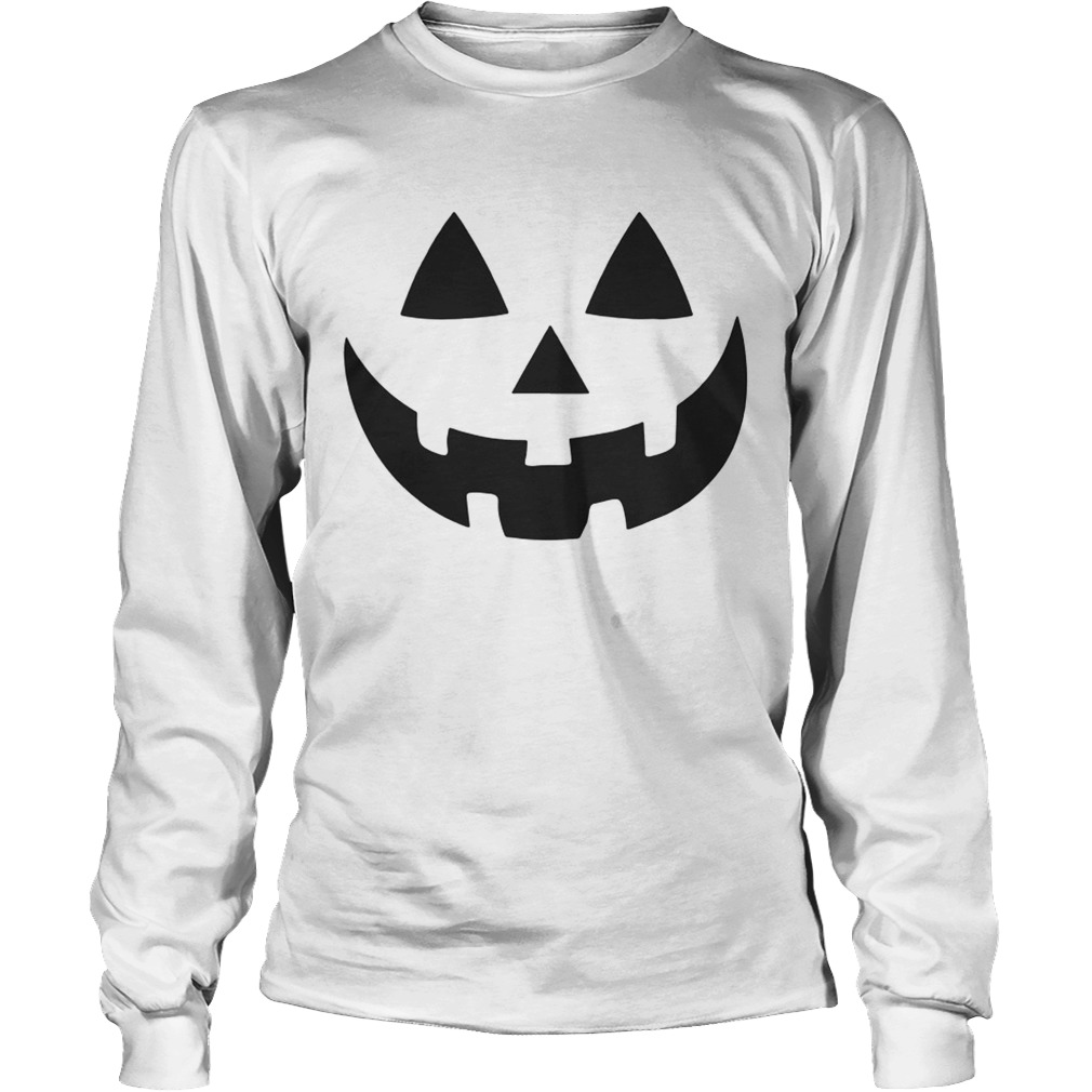 Jack O Lantern Halloween Pumpkin Face Shirt LongSleeve
