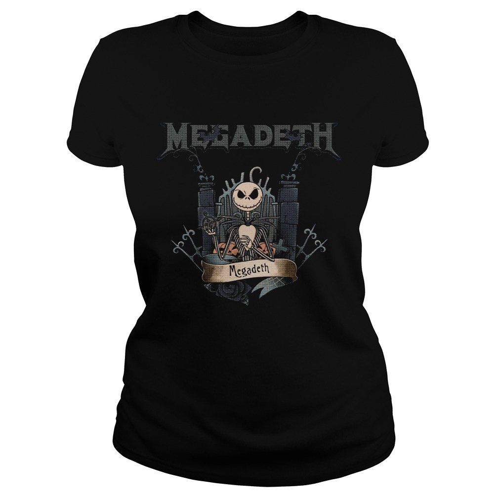 Jack Skellington Megadeth Halloween Classic Ladies