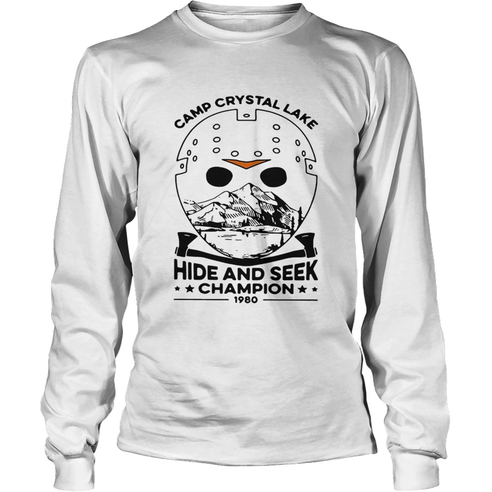 Jason Voorhees Camp crystal lake hide and seek champion 1980 LongSleeve