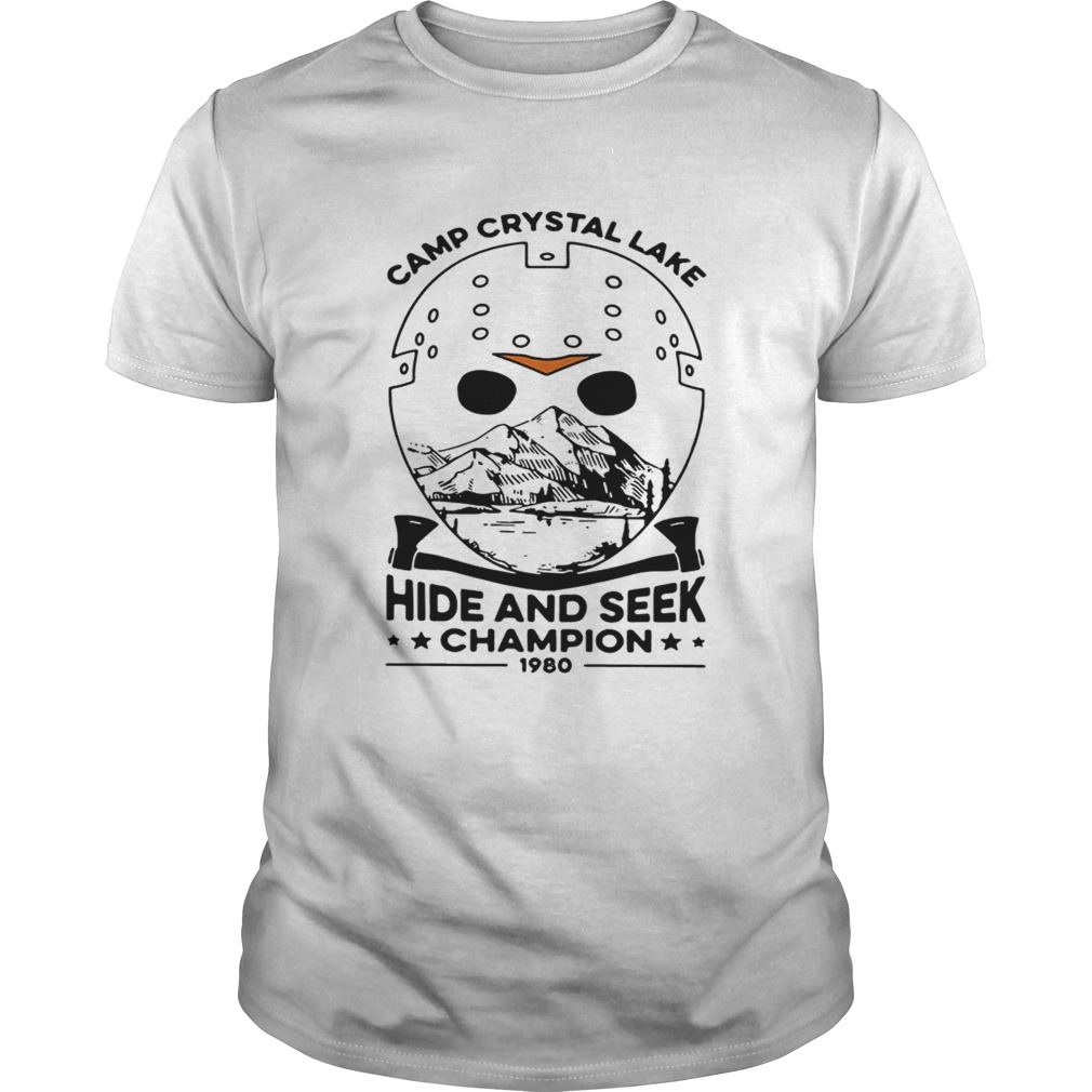 Jason Voorhees Camp crystal lake hide and seek champion 1980 shirt