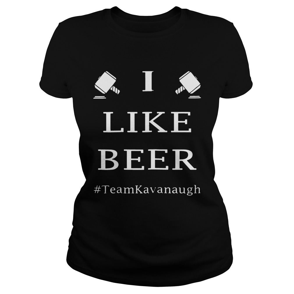 Jurist I Like Beer Shirt Classic Ladies