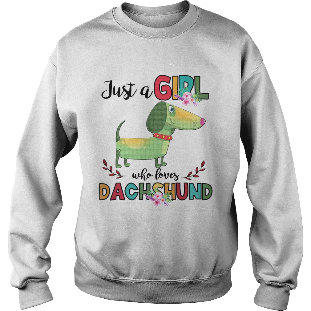 Just a girl who love Dachshund Sweatshirt