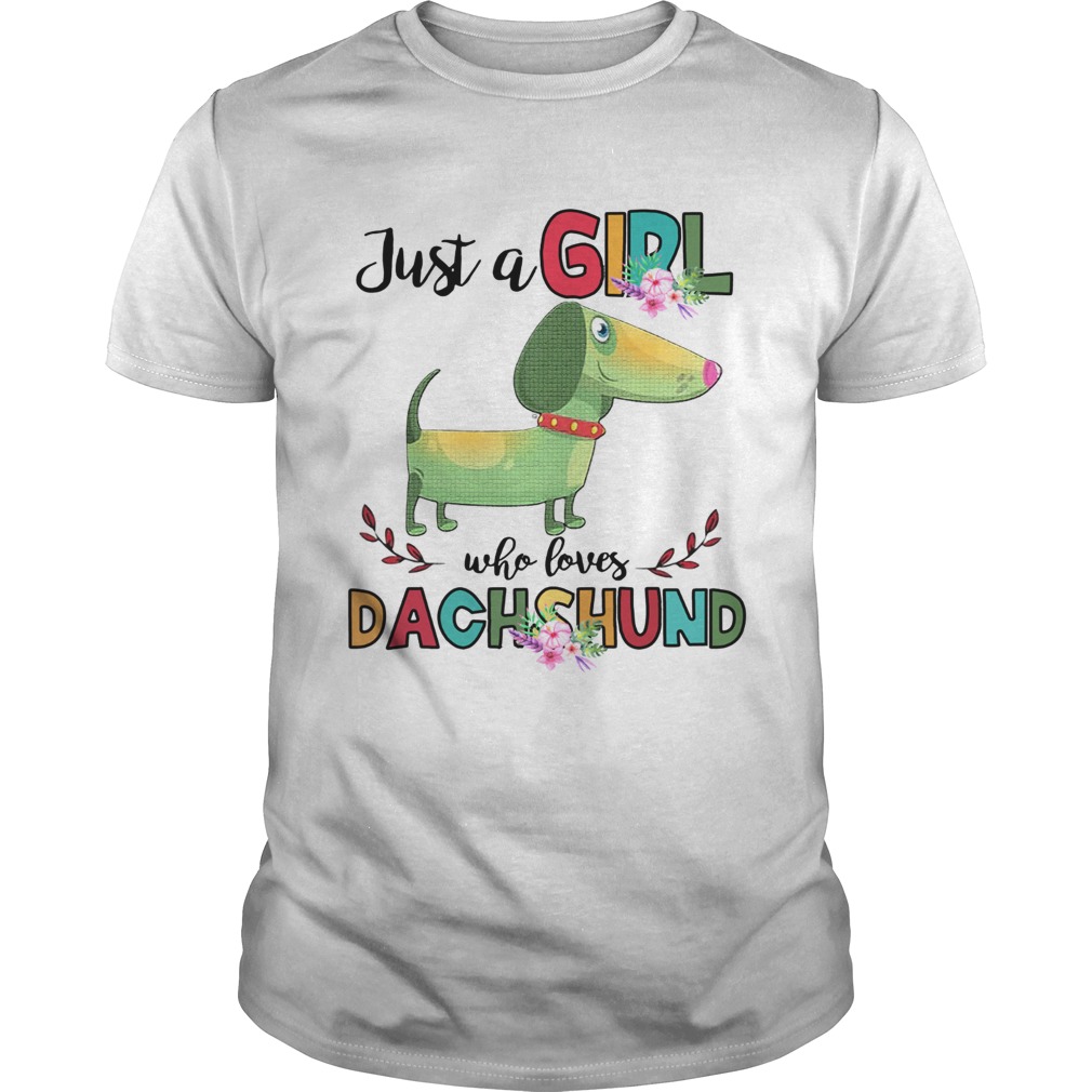 Just a girl who love Dachshund Unisex