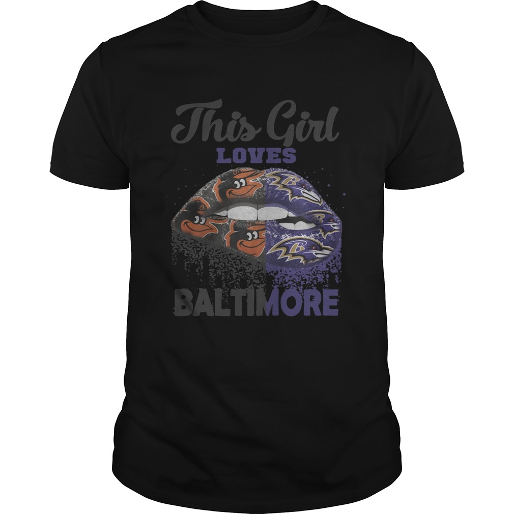 Lip this girl loves Baltimore shirt