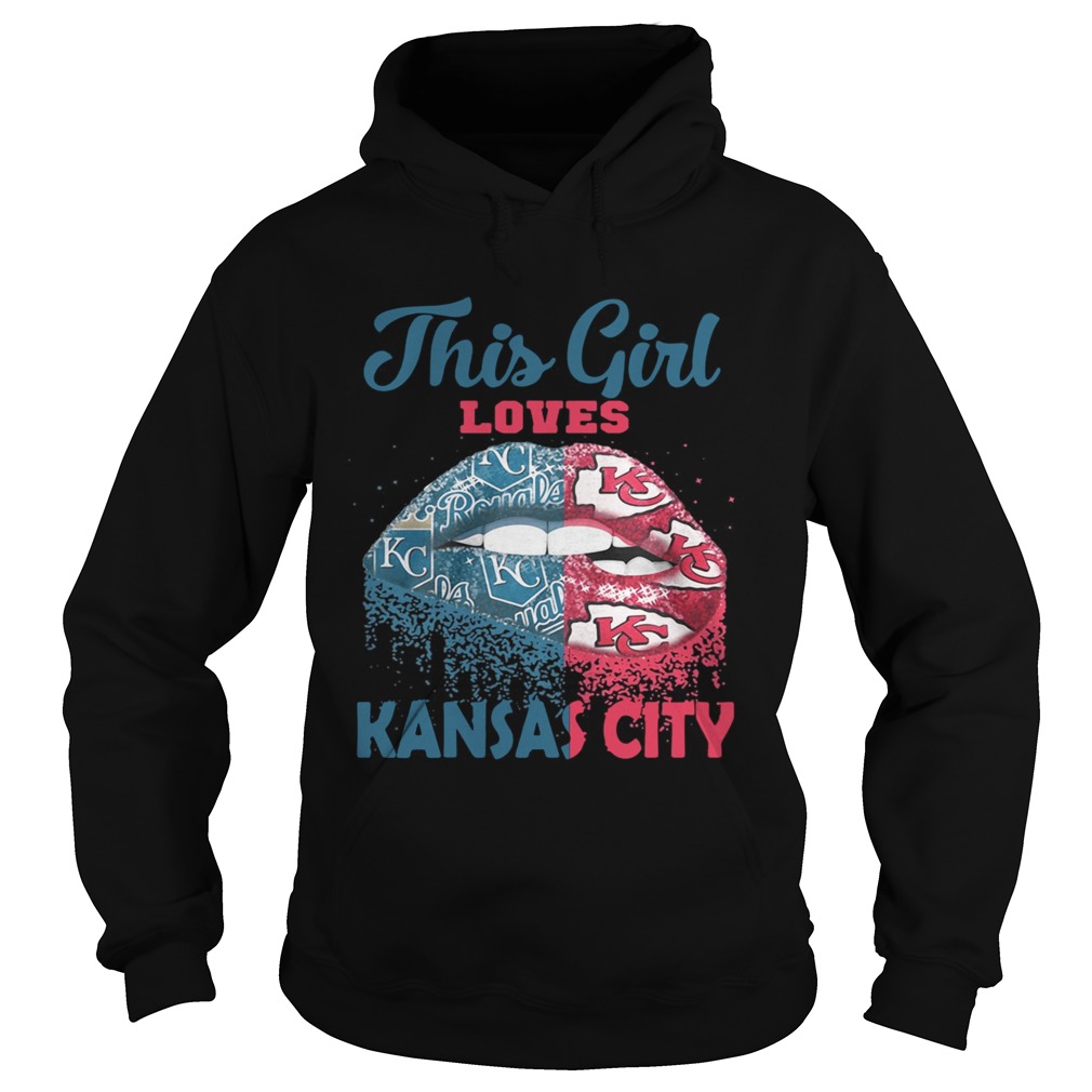Lip this girl loves Kansas City Hoodie