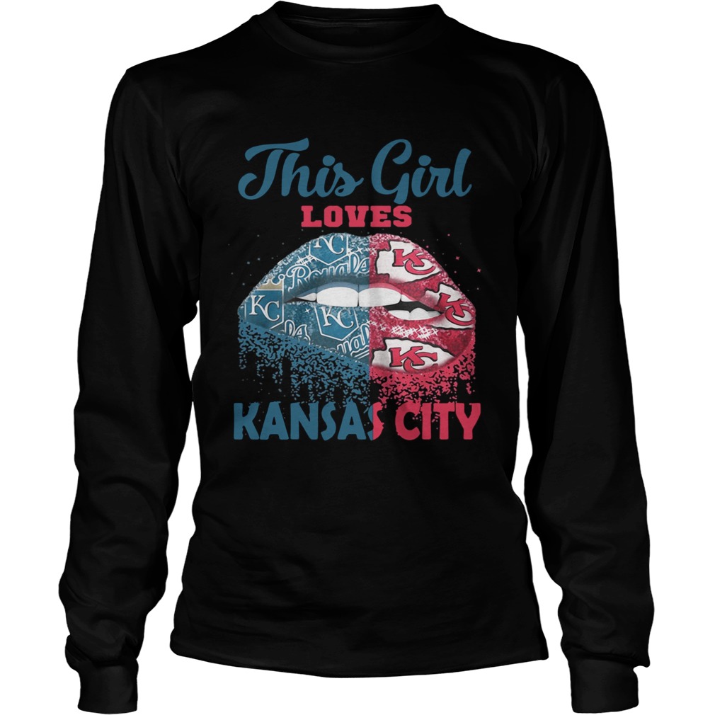 Lip this girl loves Kansas City LongSleeve