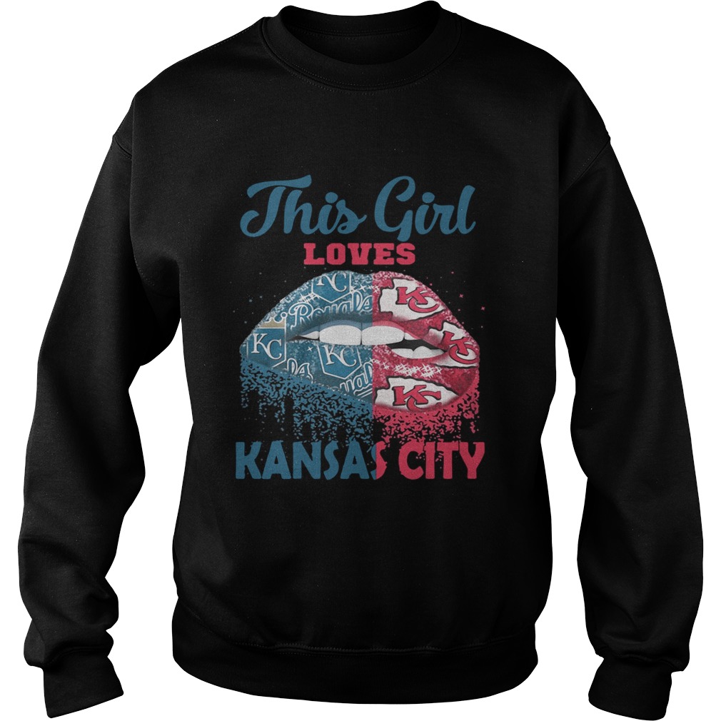Lip this girl loves Kansas City Sweatshirt