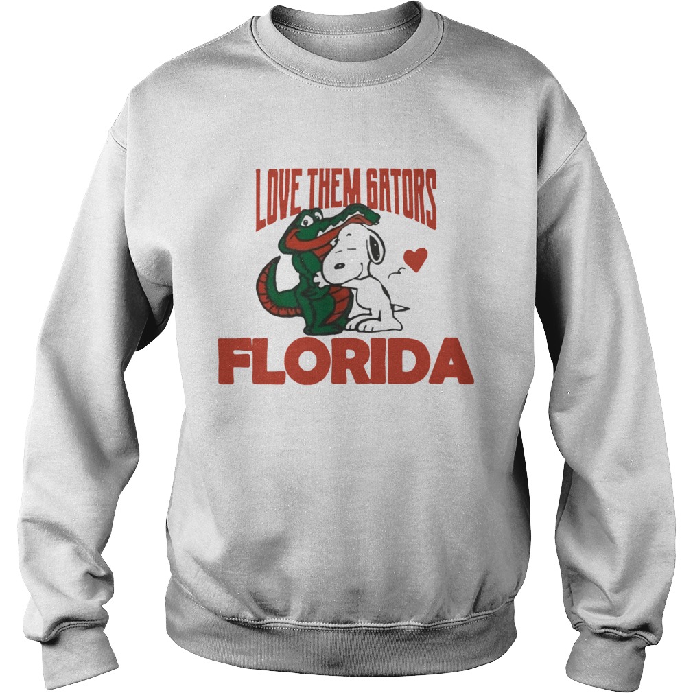 Love Them Gators Florida Snoopy Hug Funny TShirt Sweatshirt
