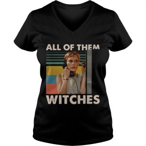 Mia Farrow in Rosemarys Baby all of them witches vintage Ladies Vneck