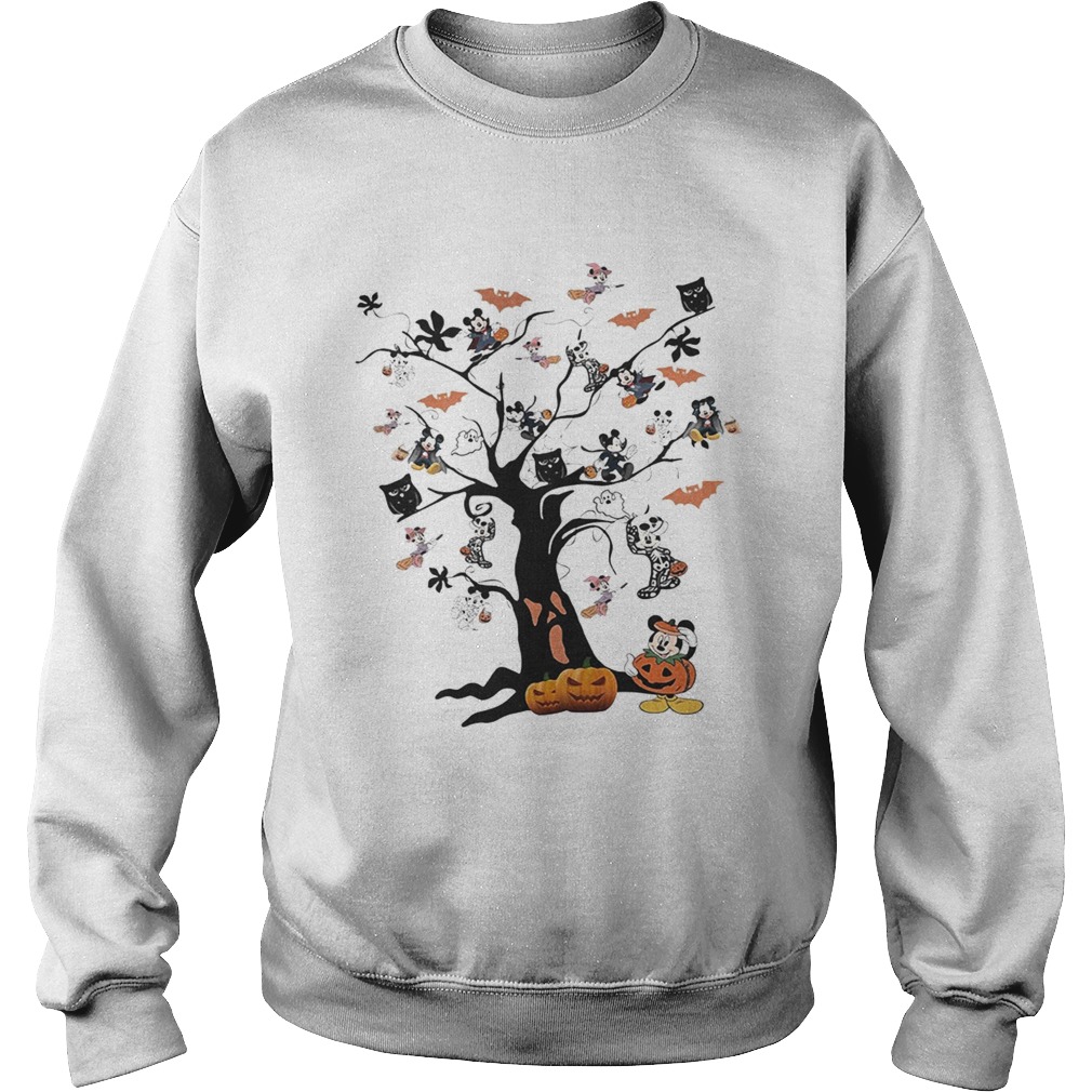 Mickey Mouse tree Halloween Sweatshirt