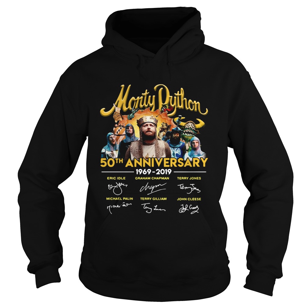 Monty Python 50th Anniversary 19692019 signatures Hoodie