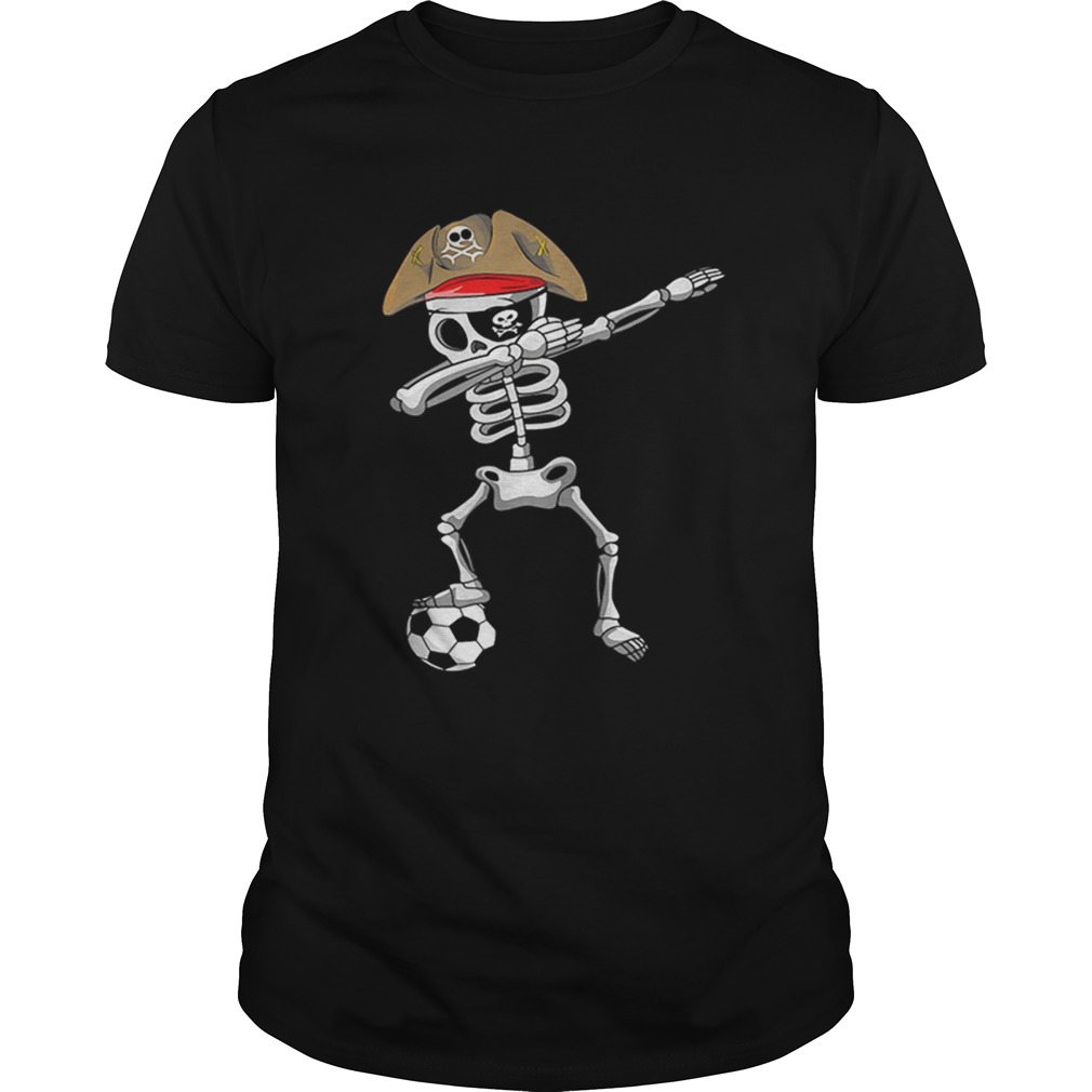 Official Halloween Soccer Pirate Dabbing Skeleton Soccer shirt