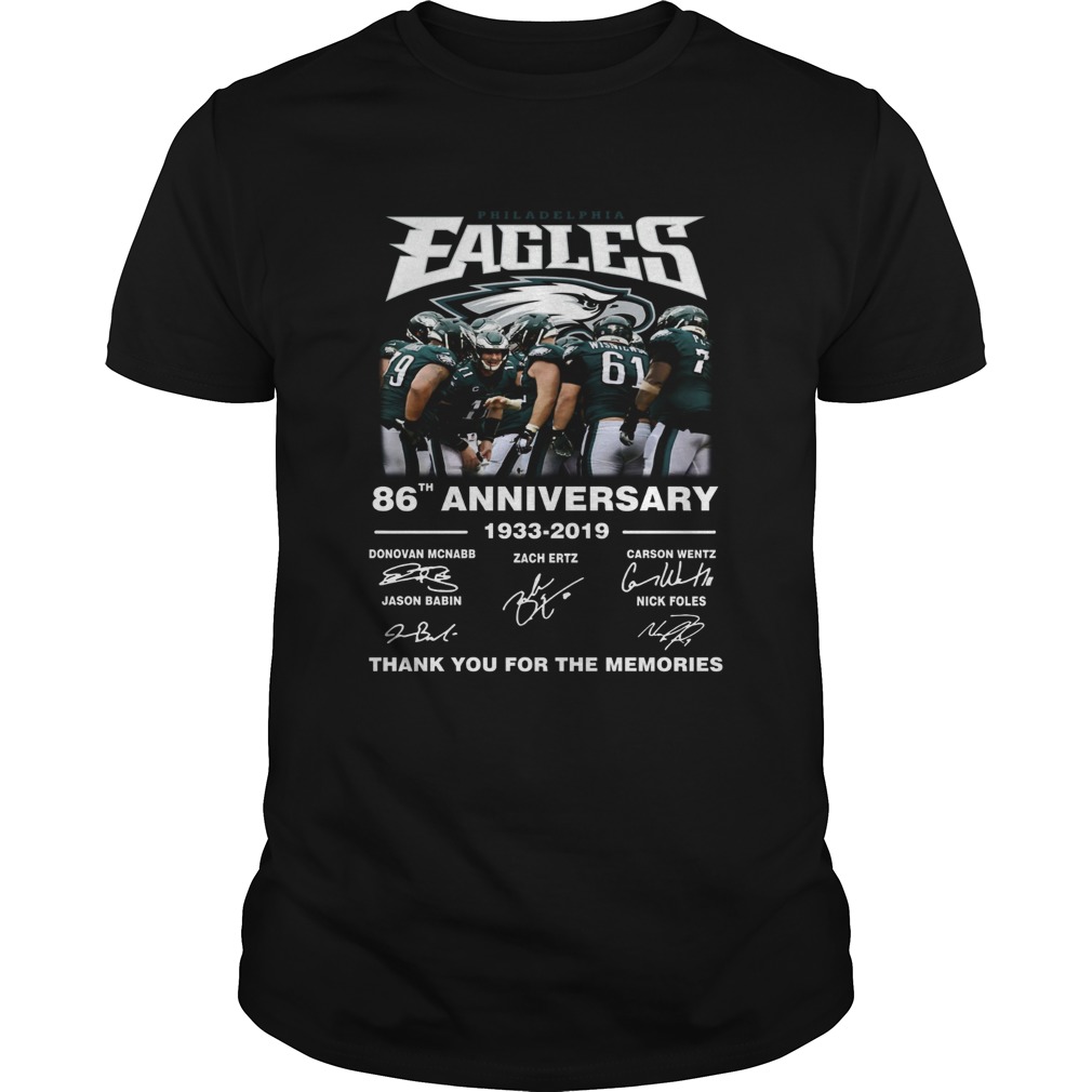 Philadelphia Eagles 86th anniversary 1933 2019 Unisex