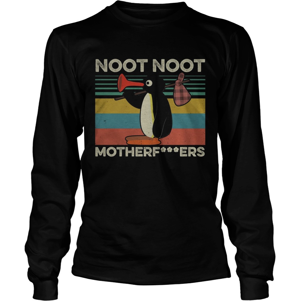 Pingu Noot noot motherfuckers vintage LongSleeve