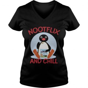 Pingu Nootflix and Chill Ladies Vneck