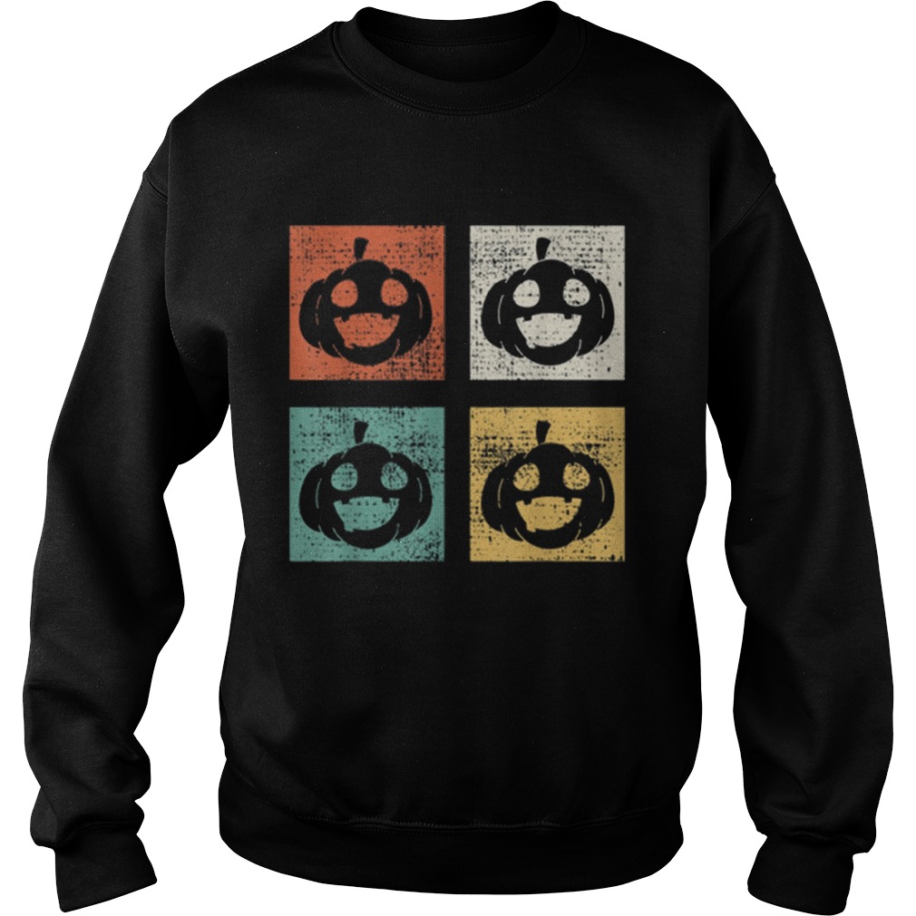 Premium Halloween Retro Vintage Pumpkin Funny Sweatshirt