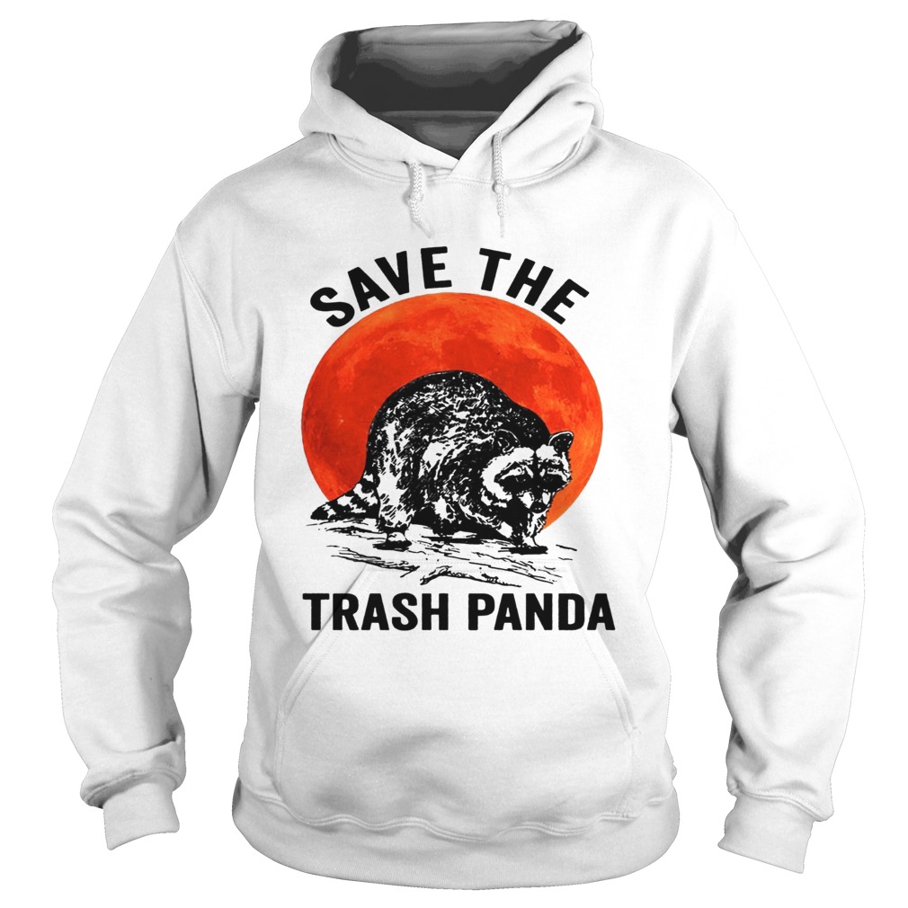 Racoon Save The Trash Pandas sunset Hoodie