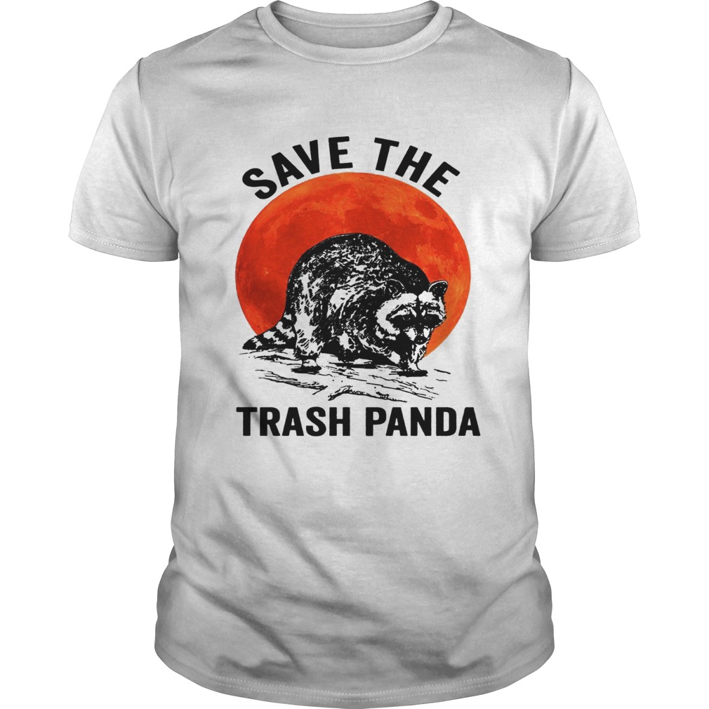 Racoon Save The Trash Pandas sunset shirt