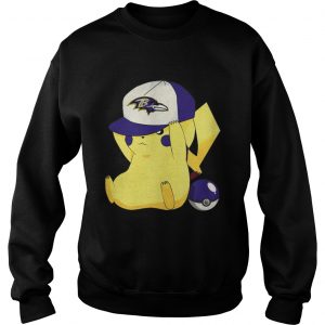 Ravens Pikachu Pokemon SweatShirt