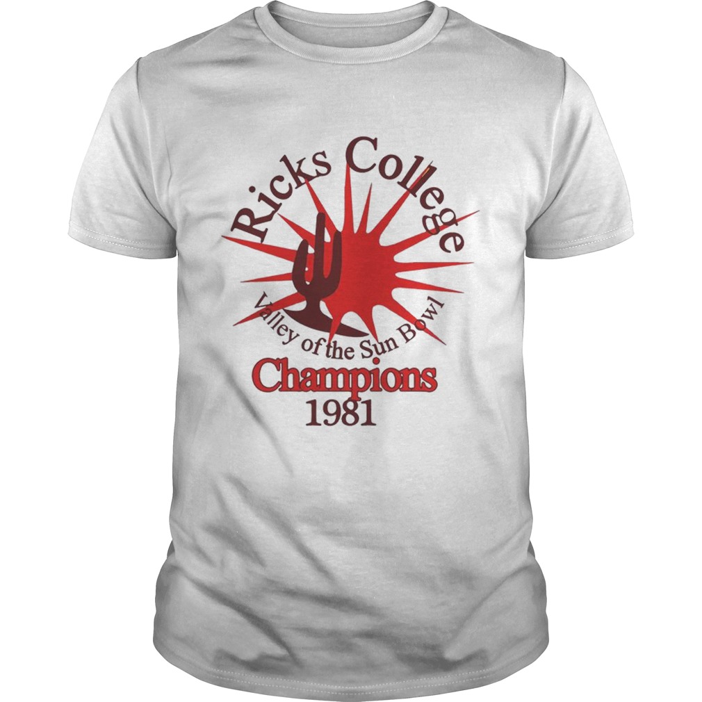 Ricks College Sun Bowl shirt