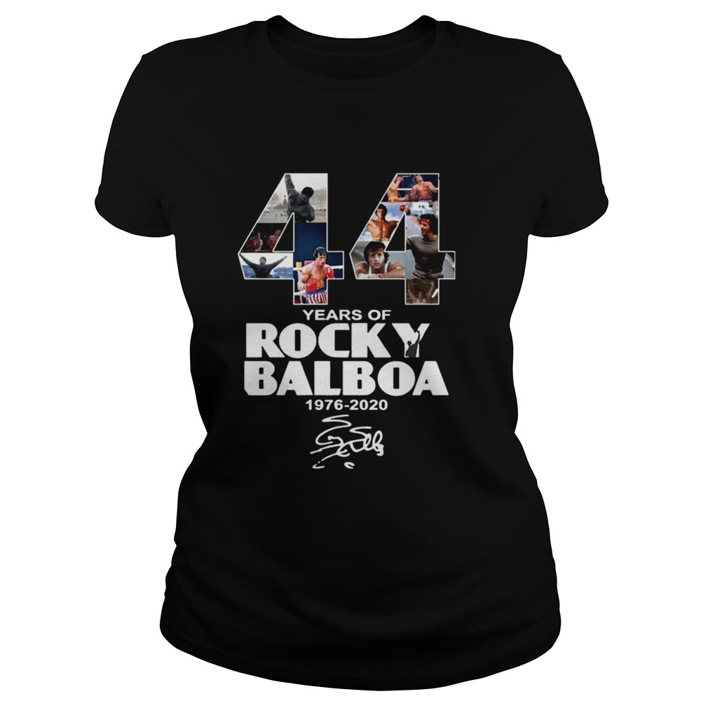 Rocky Balboa 44 Years Anniversary Fan Gift TShirt Classic Ladies